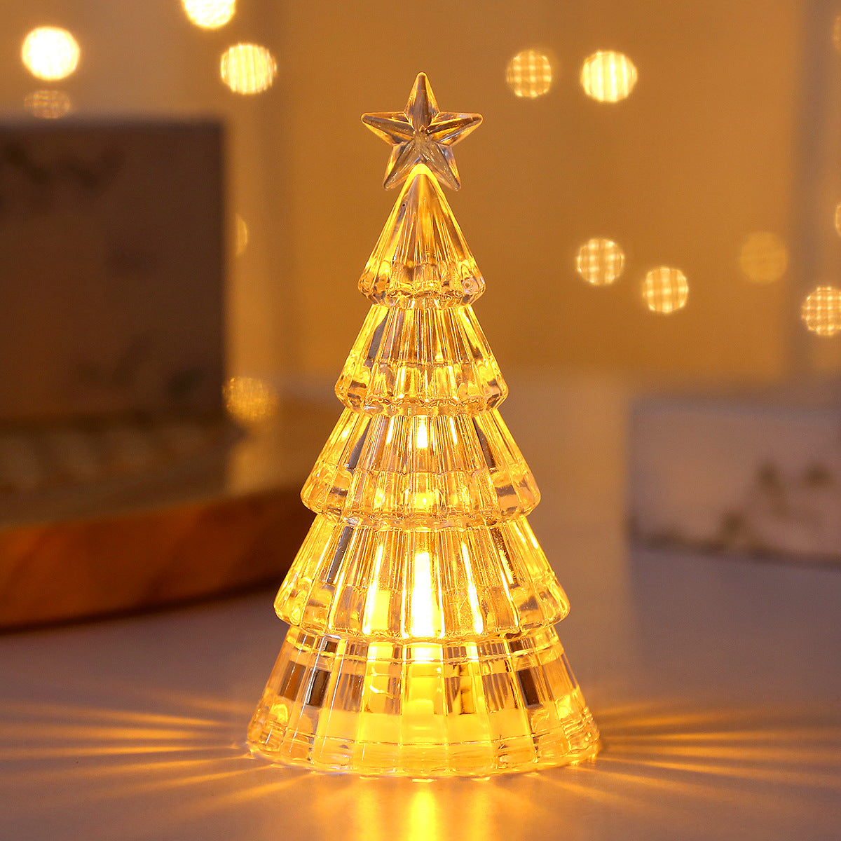 Christmas Tree Crystal Small Night Lamp