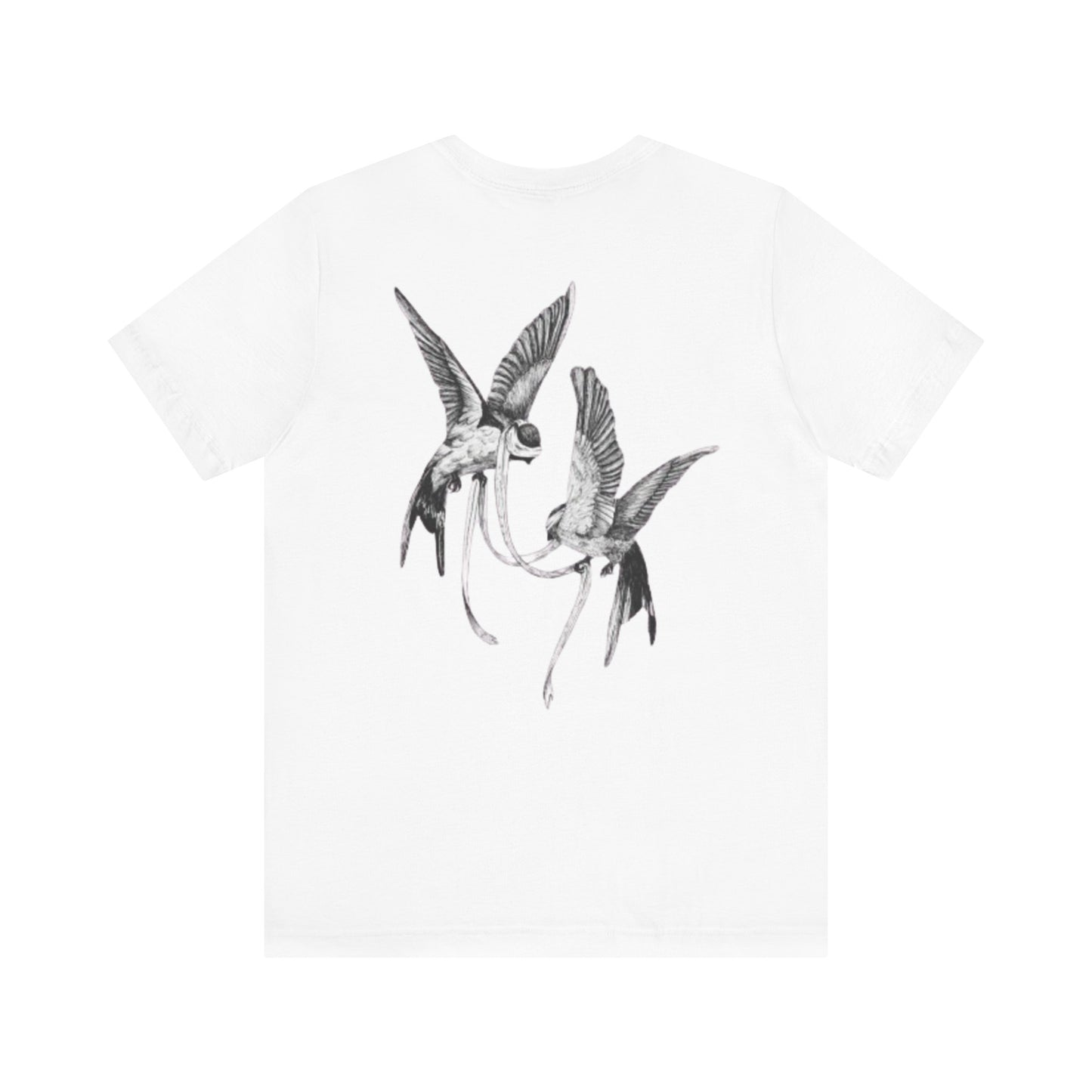 Artistic Bird Graphic Tee for Nature Lovers