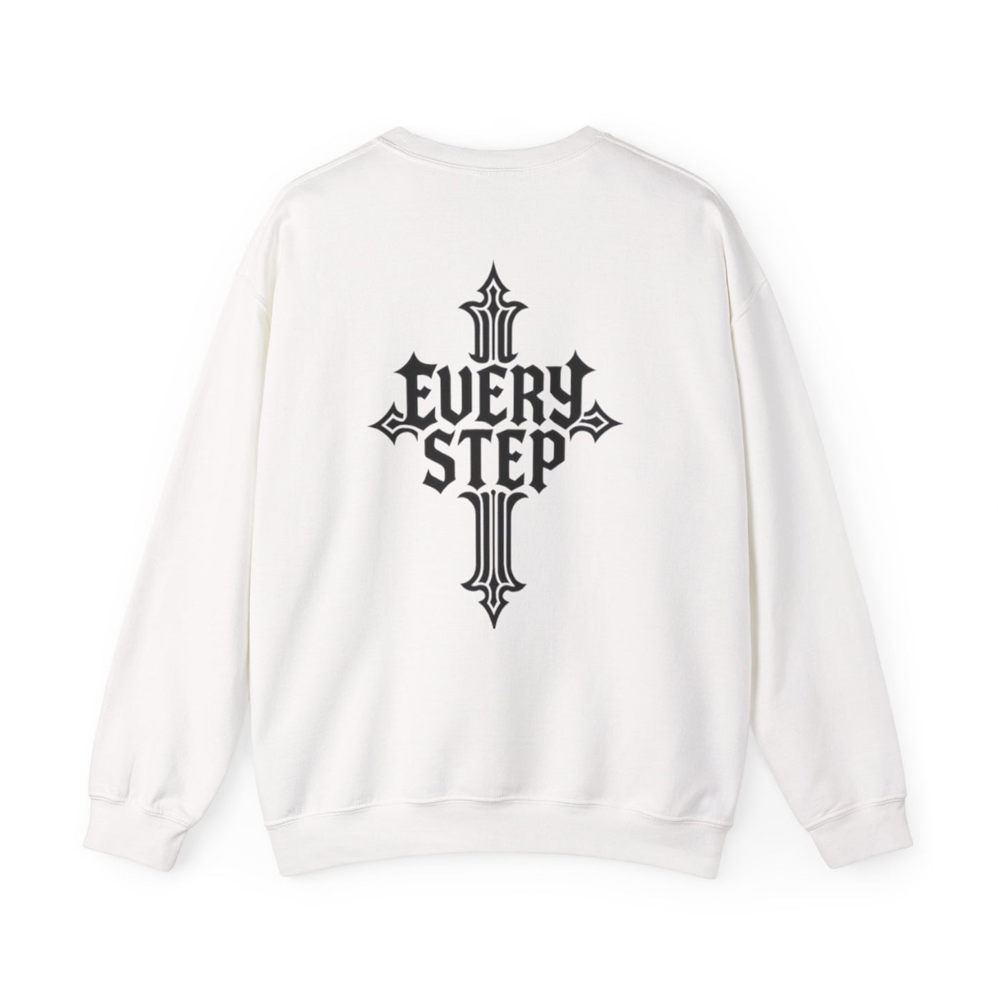 Every Step Unisex Crewneck Sweatshirt - Spiritual Gift, Cozy Layer, Faith-Inspired Fashion, Stylish Comfort, Everyday Wear, Gift for Her