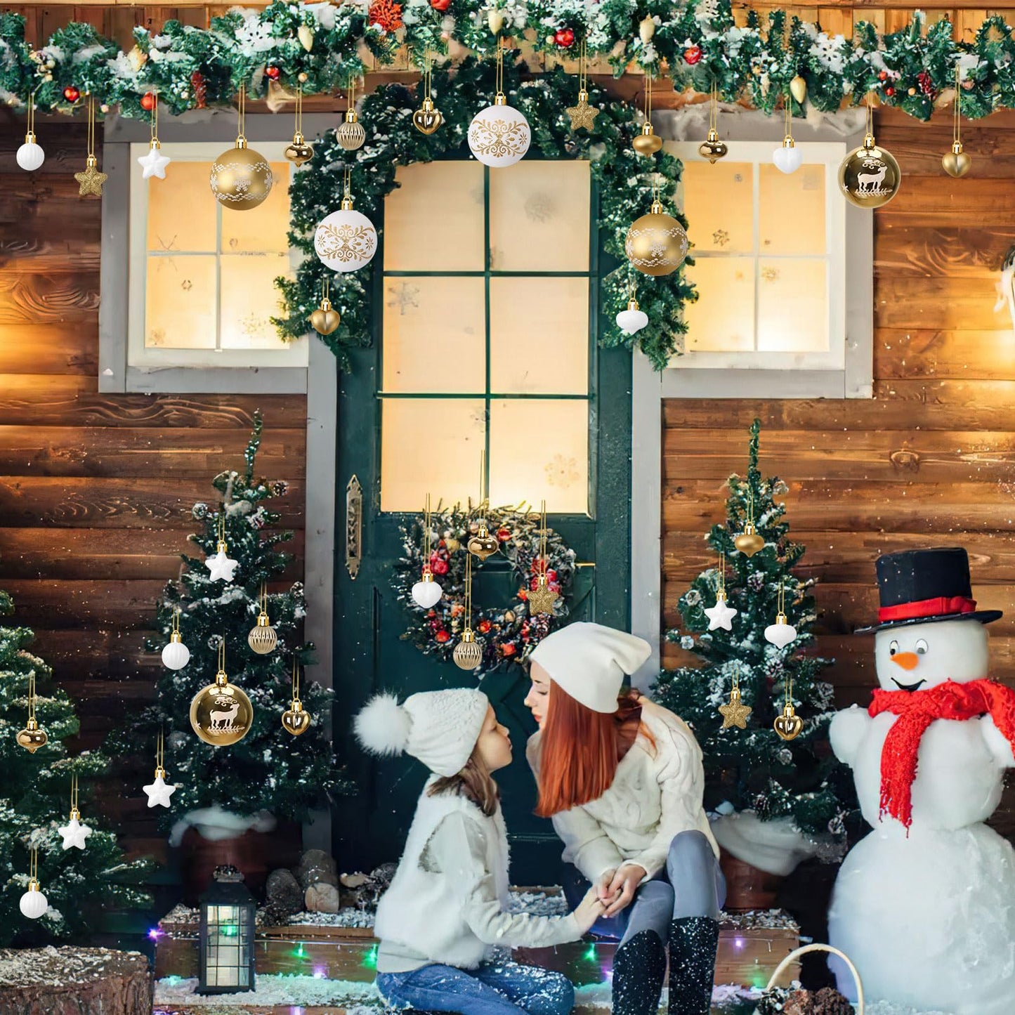 Christmas Ball Decorations 52PCS