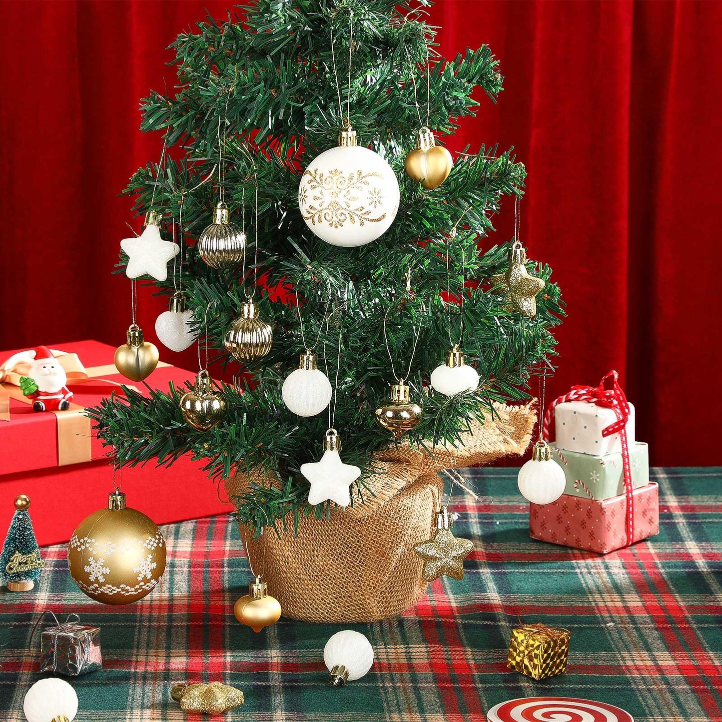 Christmas Ball Decorations 52PCS