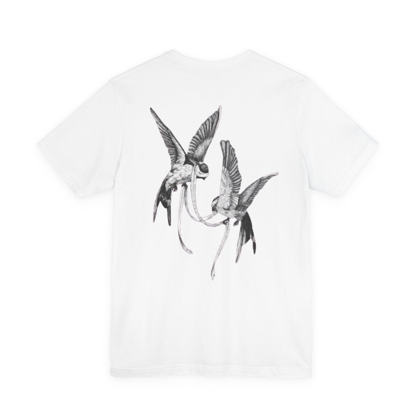 Artistic Bird Graphic Tee for Nature Lovers
