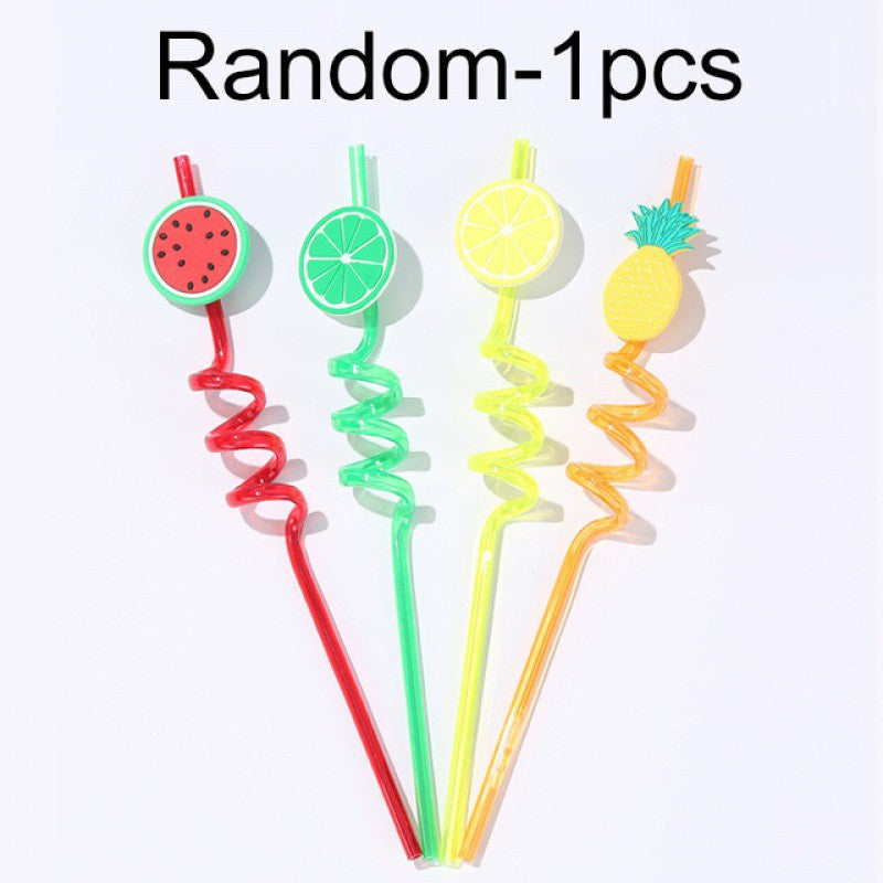 Baby Silicone Straw Bottle