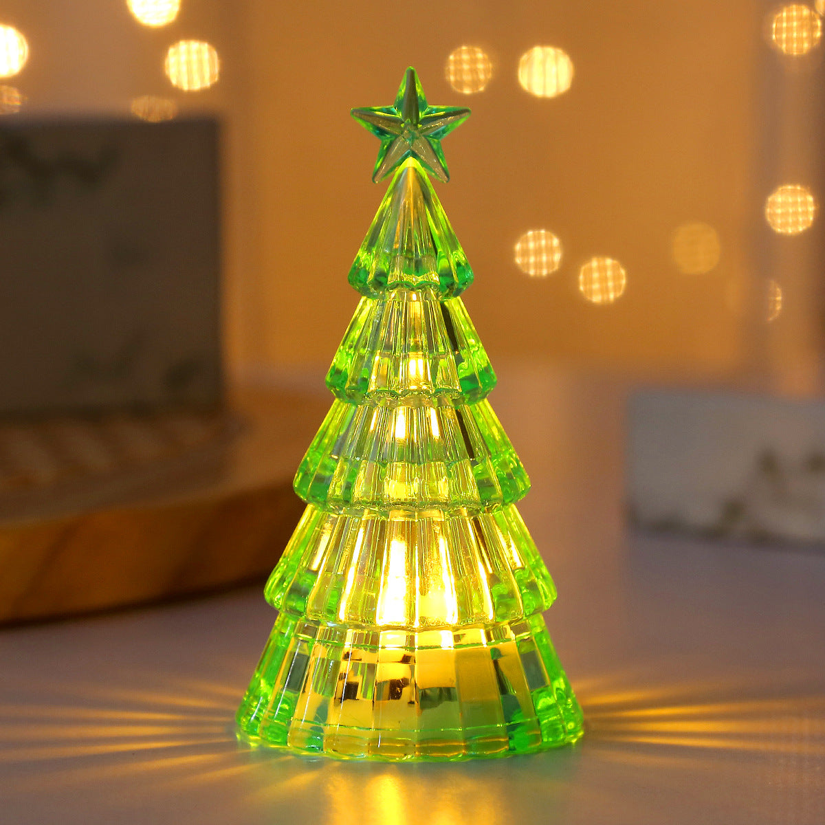 Christmas Tree Crystal Small Night Lamp