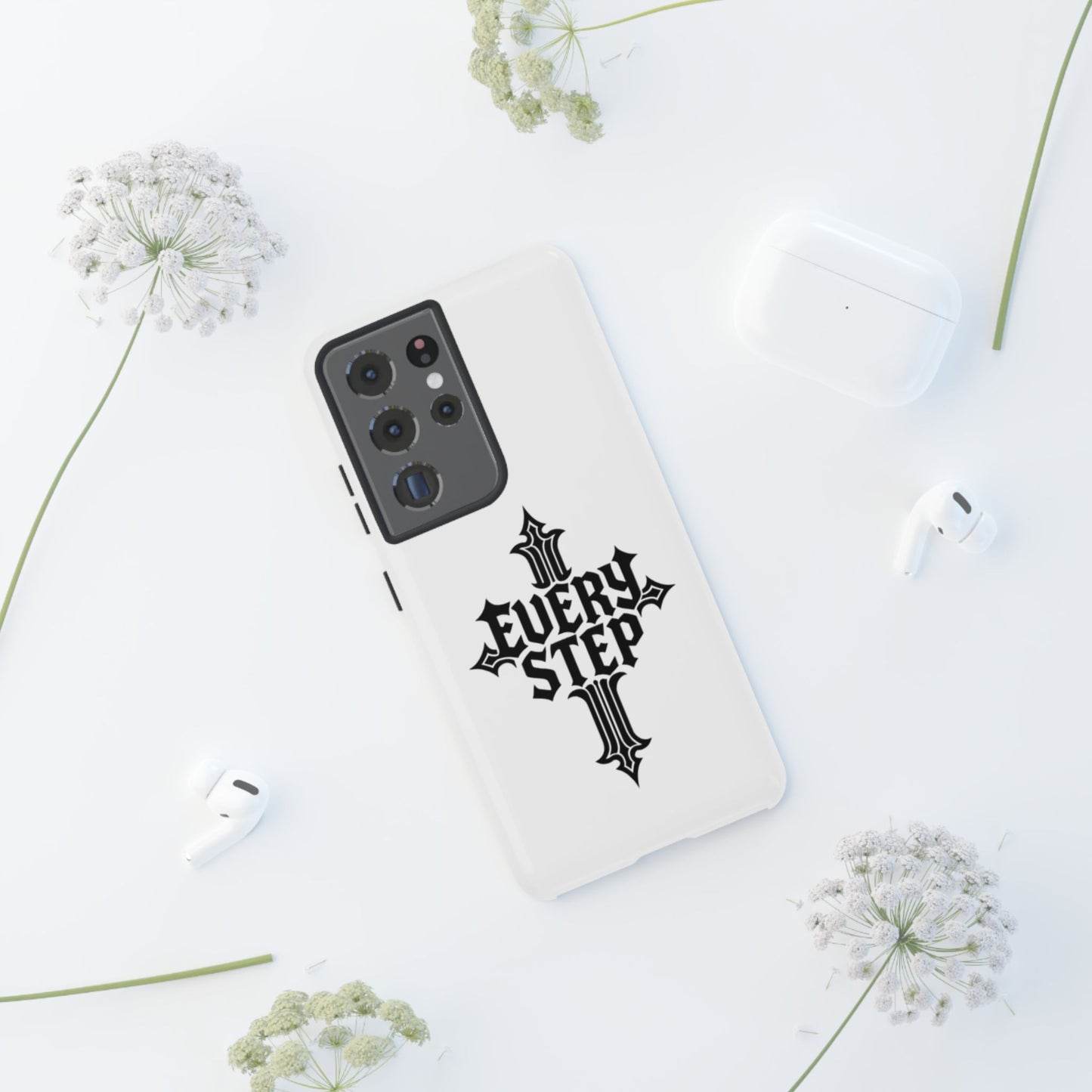 Tough Cases with Motivational Design, Every Step Phone Case, Inspirational Phone Cover, Unique Gift for Him/Her, Inspirational Tech [...]